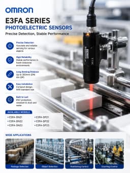Original Omron E3FA Series Photoelectric Sensors E3FA-DN21 E3FA-DN22 E3FA-DN23 E3FA-DP21 E3FA-DP22 E3FA-DP23 Industrial Automati