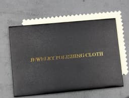 100PCS 10X6.5CM Individual Black Package Silver Polish Cloth Anti Tarnish Jewelry Tools Sterling Silver Polishing Cleaning