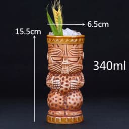 400ml Tiki Mugs Cocktail Cup Beer Wine Mug Ceramic Tiki Mugs Art Crafts Creative Hawaii Mugs