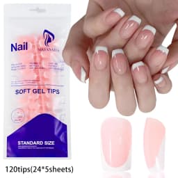 100pcs Black Almond Fake Nail Mid-length Solid Color Artificial Nail Removable Press On Nails Tip Almond Nail Art False Nail