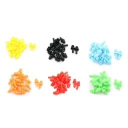 20-160pcs Ear Plugs Sound insulation Waterproof Silicone Ear Protection Earplugs Anti-noise Sleeping Plug For Noise Reduction