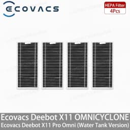 Ecovacs Deebot X11 OMNICYCLONE X11 Pro Omni (Water Tank Version) Main Side Brush Hepa Filter Rag Dust Bag Accessories