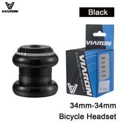 VIARON Bicycle Headset 4455ST/4456ST CNC 11/8"-11/2" Sealed Bearing Straight Tapered Tube Fork MTB Bike Headset