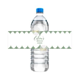 Custom Henna Water Bottle Labels Stickers Self Adhesive Candy Wrap Bridal Shower Decor Personalized Text