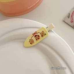 Cute Cartoon Kitten No Bend Seamless Hair Clips Side Bangs Barrette Makeup Washing Face Accessories Women Girls Styling Hairpins