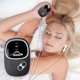ABZW Sleep Aid Device Relieve Ear Clip Vagus Nerve Stimulation For Relief Insomnia Promote Fast Deep Sleep Anxiety Alleviation
