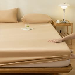 100% Waterproof Mattress Cover Protector Adjustable Non-slip Bed Fitted Sheet With Elastic Band for King Queen 90/140/160/200