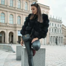 Style Real Fur Coat 100% Natural Fur Jacket Female Winter Warm Leather Fox Fur Coat High Quality Fur Vest