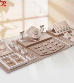 Set Display Case Window Counter Plate Display Jewelry Rack Champagne Jewelry Tray Commercial Display Props Showcase Exhibition