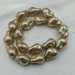 Baroque Pearl Irregular Straight Hole Pearl Cross-border Popular DIY Bead Necklace Irregular Shaped Shell Pearl