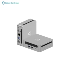 Mini PC USB4 LAN 2.5G Genmachine Ryzen5 7640HS ES 6 Cores, 12 Threads Win11 WiFi 6 Gaming PC DDR5 6400MHz Display 4K Computer