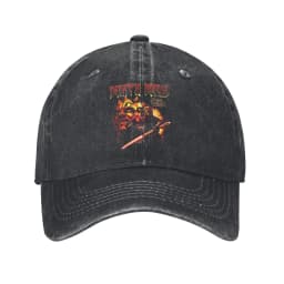Vintage Darth Maul Jedi Master Lightsaber Logo Baseball Cap for Men Women Distressed Denim Sun Cap Adjustable Fit Hats Cap