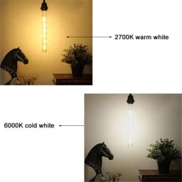 100-240V 6000K LED Filament Light Bulb 110V 120V 6500K Tubular Edison Bulbs T10 T185 T225 T30 T300 Long Tube 4W 6W 8W LED Bulb