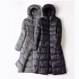 Plus Size Duck Down Jackets Autumn Winter Ultralight Hooded Women 90% Down Coat Portable Long Parkas Padded Puffer Overcoat 6XL