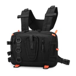 Fishing Tactical Chest Bag Camping Hiking Backpack Front Chest Vest Bags Lure Fishing Tackle Bag Fanny Pack Men Climbing Bag