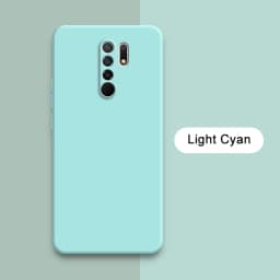 Original Square Liquid Silicone Case for Xiaomi Redmi 9 9A 9i 9T Power Camera Protective Cute Phone Back Cover Redmi9 T Fundas