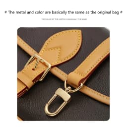 Cowhide Bag Strap For Lv Diane Bag,Shoulder Strap Bag Belt Crossbodybag Strap,genuine Leather Durable Bag Replacement Accessory