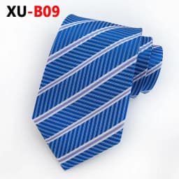 Polyester Jacquard Necktie 8 Cm Stripe Tie Business Casual Plaid Corbatas for Wedding Party Men Accessories Valentines Gift