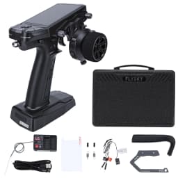 NEW RC Transmitter with Receiver Black 3.5 Inch Color Display 2.4G 11 Channel RC Transmitter with Dual Antennaes for RC Car Boat