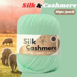 10pcs Silk Cashmere Yarn DK Double Knitting, High Quality, Soft and Warm, for Crochet and Knitting, for Christmas, Halloween, Ea
