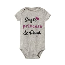 No Falling in Love I'm My Dad's Spanish Printed Baby Bodysuit Funny Newborn Jumpsuit Toddler Summer Clothes Infant Shower Gifts