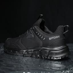 Men Hiking Shoes New Leather Windproof Lightweight Simple Versatile Jogging Male Sneakers Outdoor Non-Slip Wear Resistant Shoes