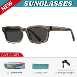 GENEVIEVE Classic Simple Design UV Protection Customizable Prescription Sunglasses Polarized Prescription Sunglasses 2189