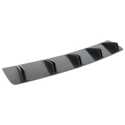 10 Fins Rear Shark Chassis Fin Style Curved Bumper Lip Diffuser For Audi A3 A4 A5 A6 Spoiler Universal Car Rear Bumper Lip 2pcs