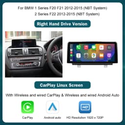 12.3 Wireless CarPlay Android Auto Multimedia Linux Screen For BMW 1 2 3 4 Series F20 F21 F22 F30 F31 F32 F33 NBT OR EVO