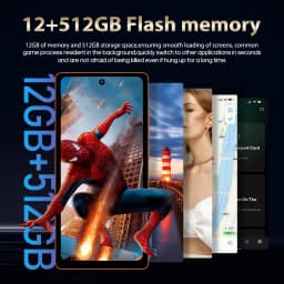 FUFFI S25 Pro Smartphone Android 12GB RAM 512GB ROM 6.6 Inch Cellphone 720x1612HD 5+16MP 3300mAh Battery 4G Network Mobile Phone