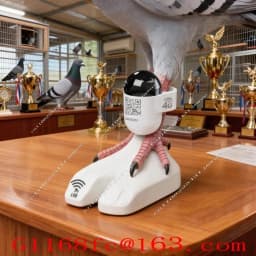 Pigeon GPS Device with Speed Analysis Waterproof Real-time Positioning Ring, Used for Competitions and Training