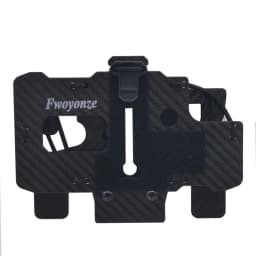 Fwoyonze Carbon Fiber Made Tactical MOLLE Folding Navigation Board Hunting Airsoft Vest Mobile Phone Holder Display Stand