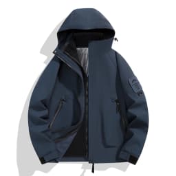 Men's 3-in-1 Jacket with Removable Fleece Liner, Waterproof Windproof Coat for Hiking, Camping, Travel and Daily Outdoor Use