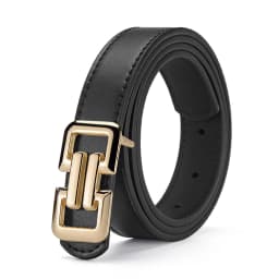 1-3pcs Luxury Women's Geometric Smooth Buckle Color Belt Fashion Women Jeans Skirt PU Belt Trendy Women's Unique Design