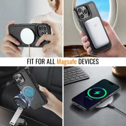 Magnetic 2 in 1 Detachable for iPhone 16/15/14 Pro Max 16 Plus Wallet Case with Card Holder,Magnetic Flip Kickstand Credit Slots