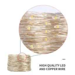 10M-200M LED String Fairy Lights Silver Wire Fairy Lights Christmas Garland For Outdoor Home New Year Tree Wedding Party Decor