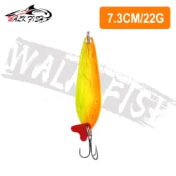 WALK FISH New 16g-28g Metal Spinner Spoon Trout Fishing Lure Hard Bait Sequins Noise Paillette Bait Hard Sequins Spinner