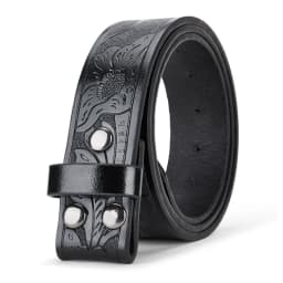 3.8cm Belts Without Buckle Pu Leather Belt Body No Buckle Strap for Smooth Buckle Belt High Quality Male Belts