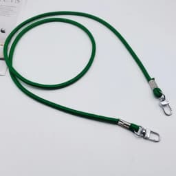 Unicolor Leather Crossbody Bag Strap Replacement with Phone Loss Prevention Chain for DIY Bag Making Projects