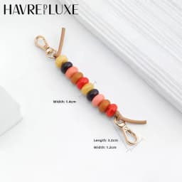 Beaded Decorative Chain Strap For Longchamp Bag Purse Colorful Handhold Destructive Modification shoulder Straps Bag Accessories