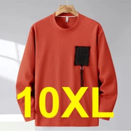 10XL 12XL Plus Size Sweatshirts Men Spring Autumn Sweatshirt Male Fashion Casual Pocket Patchwork Pullover Big Size 10XL