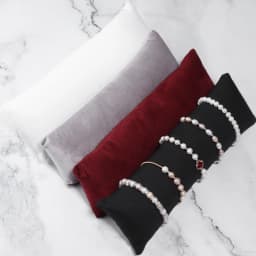1 Pc Bracelet Watch Display Pillow Velvet Leather Jewelry Bangle Cushion Holder Show Organizer Pillow Wholesale