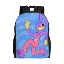 Jax Cartoon Digitals Circus Thermal Backpack Student Unisex Polyester University Backpacks Big Elegant School Bags Rucksack