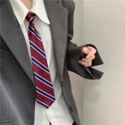 Brown retro tie women's fruit green coffee handmade casual shirt candy colored trendy versatile tie