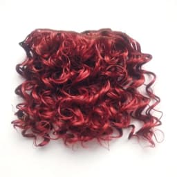 15CM Length Curly Doll Hair Imitation Wool Roll Gradient Color DIY Toy Hair Chemical Fiber Doll Hair Extensions For BJD SD Doll