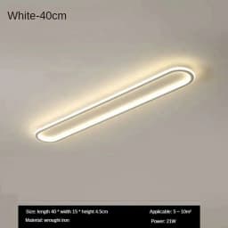 Long Strip LED Ceiling Lights Modern Simple Corridor Aisle Balcony Cloakroom Bedroom Porch Lamp Home Indoor Decor Lighting Lamps
