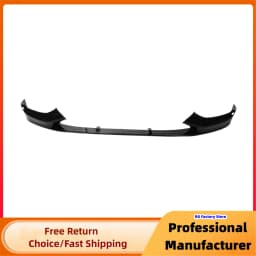 Car Diffuser Splitter Bodykit Cover For BMW F20 F21 118i 120d 120i M135i M140i M-Sport 2015-2019 Glossy Black Front Lip Spoiler
