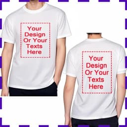 Men Tshirt Your Design Here Cotton Comfortable Unisex Teeshirt Fashion Personalized Summer Top Perfect Gift For Him