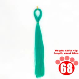 80CM 1/3 1/4 1/6 SD Doll Hair Accessories Salon Ob Heat Resistant Doll Wig Hair Hand Woven Modified DIY Hair Grafting Hair