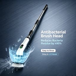 Household Cordless Spin Scrubber Multipurpose Cleaning Brush Kitchen Gadgets Hair Brushes Bathroom Broom Toilet Electric Mops